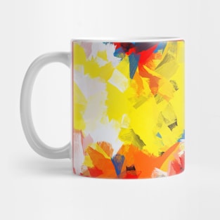 Rainbow Taste of Youth Abstract Painting Mug